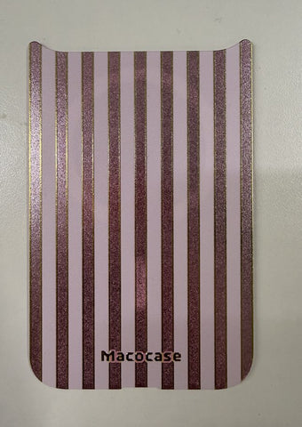 Pink and Gold Glitter Stripes Phone Case