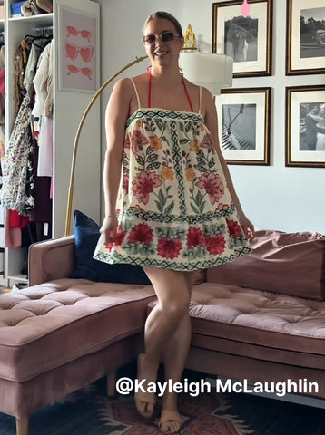 Spaghetti Strap Resort Mini Dress