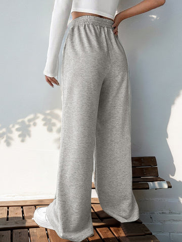 High Waisted Relaxed Fit Comfy Pants