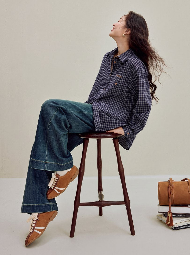High Waisted Wide Leg Jeans