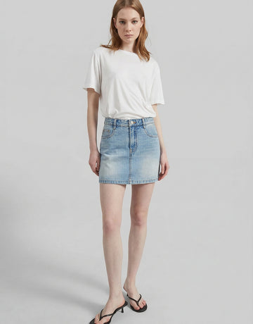 Classic Cotton Denim Skort