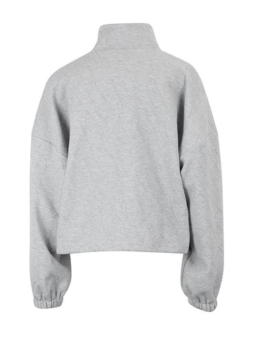Textured Zip Up Casual Jacket