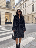 Luxury Plush Faux Fur Coat