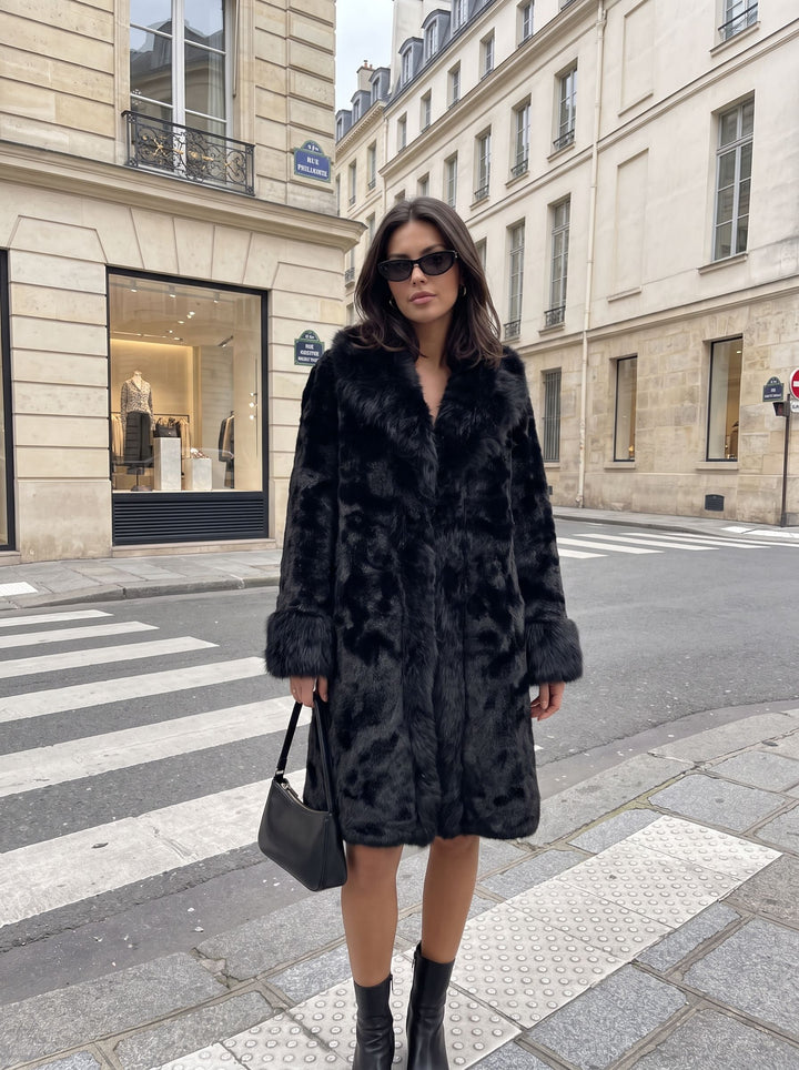 Luxury Plush Faux Fur Coat