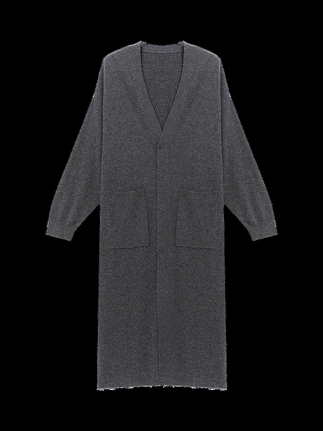 Soft Longline Open Front Cardigan