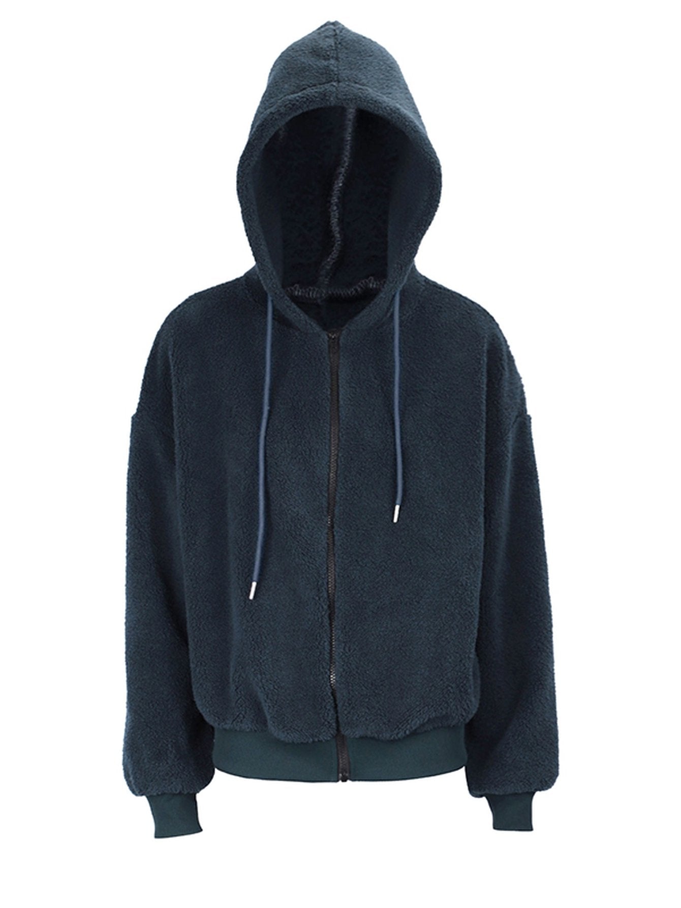 Cozy Fleece Zip Up Hoodie Jacket