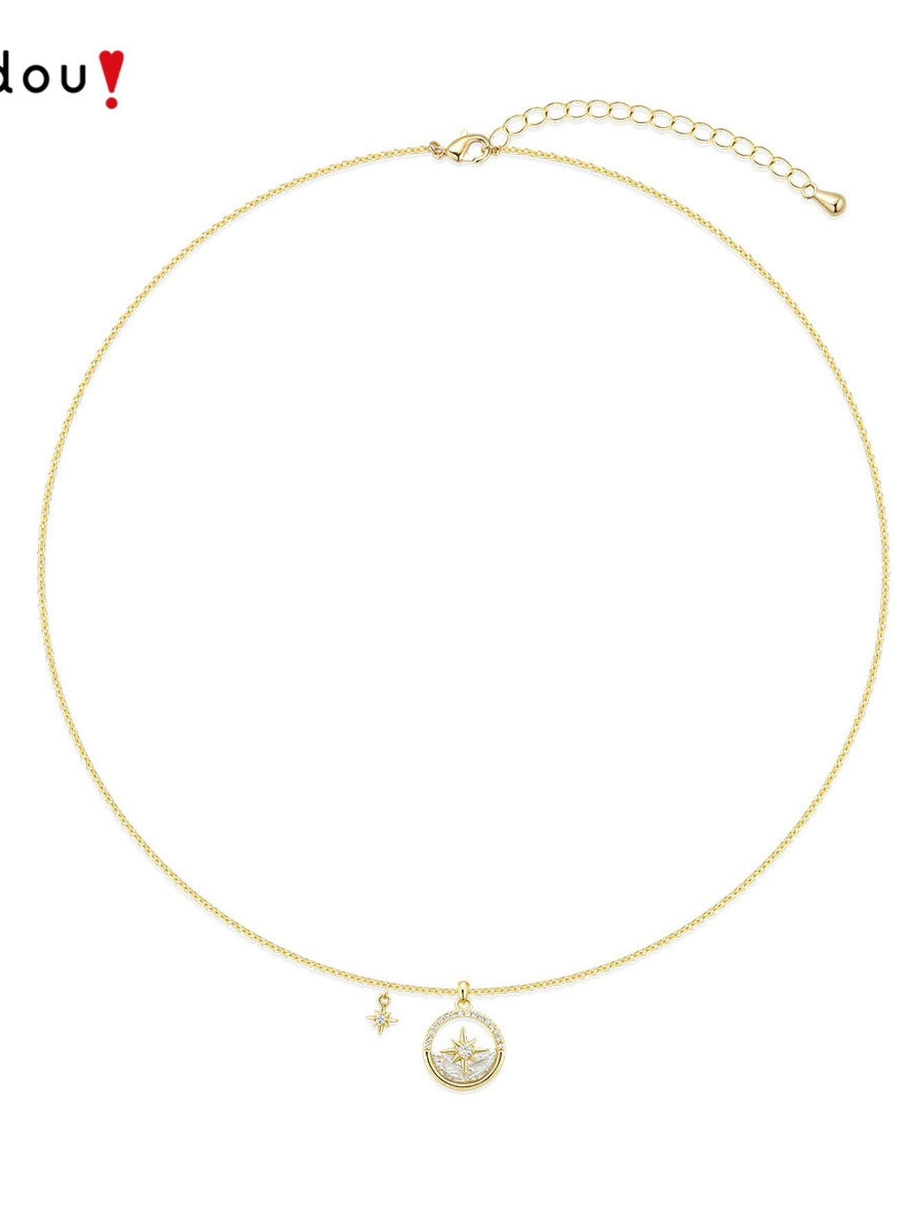 Dainty North Star Gold Necklace
