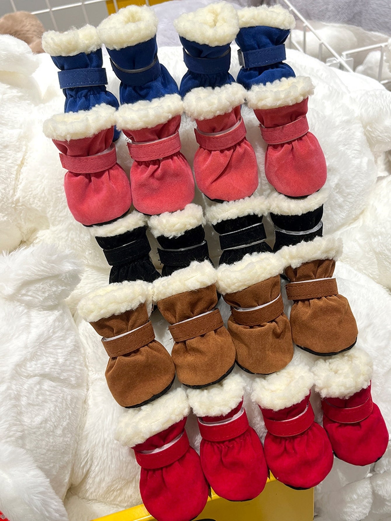 Cozy Fleece Lined Dog Boots