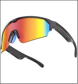 Reflective Polarized Bluetooth Smart Sports Sunglasses