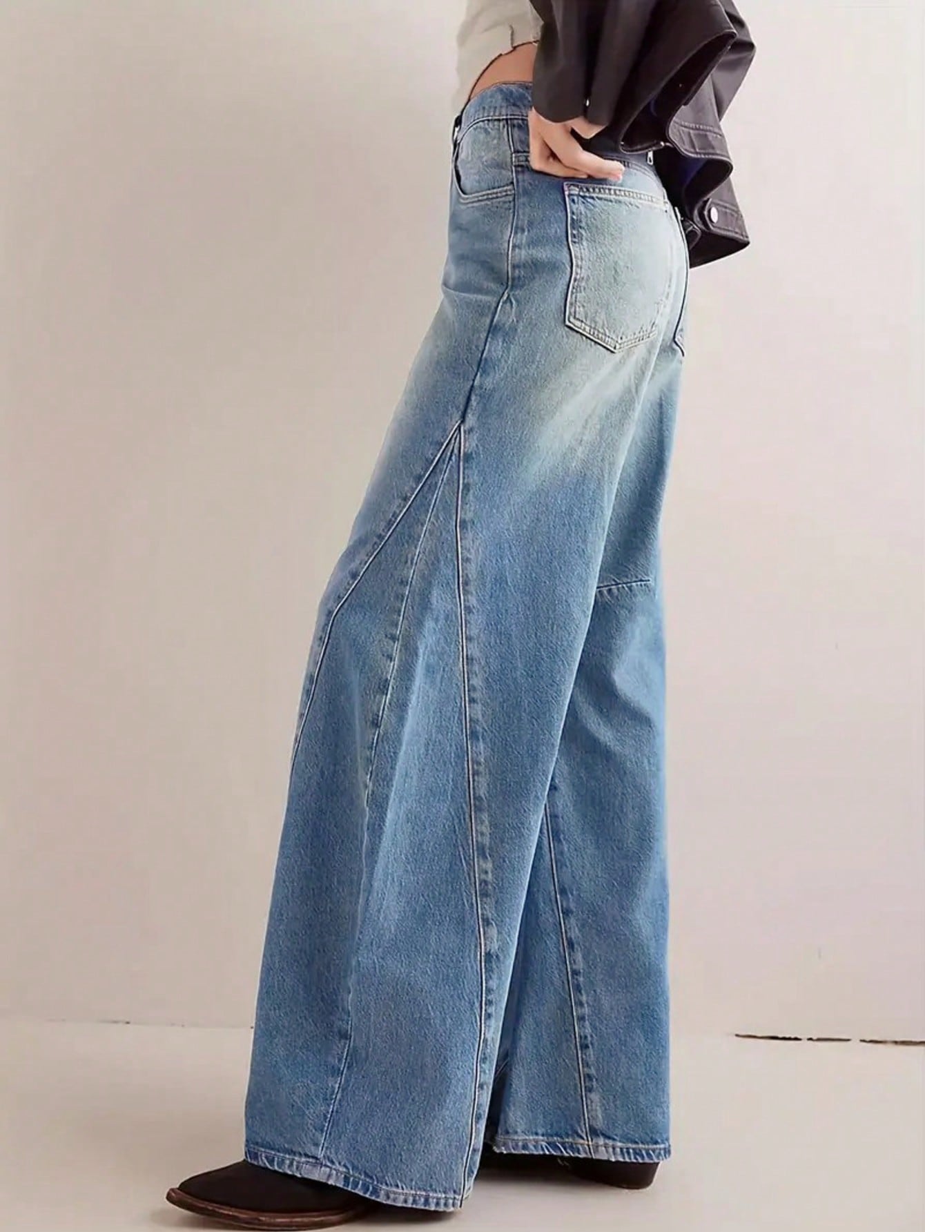 High Waisted Wide Leg Jeans
