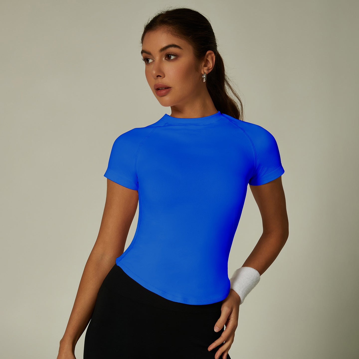 Seamless Form Fitting Athletic T Shirt