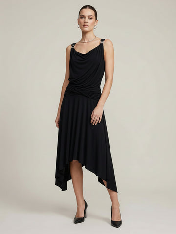Flowy Hem Sleeveless Dress