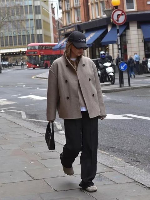 Cozy Double Breasted Wool Coat