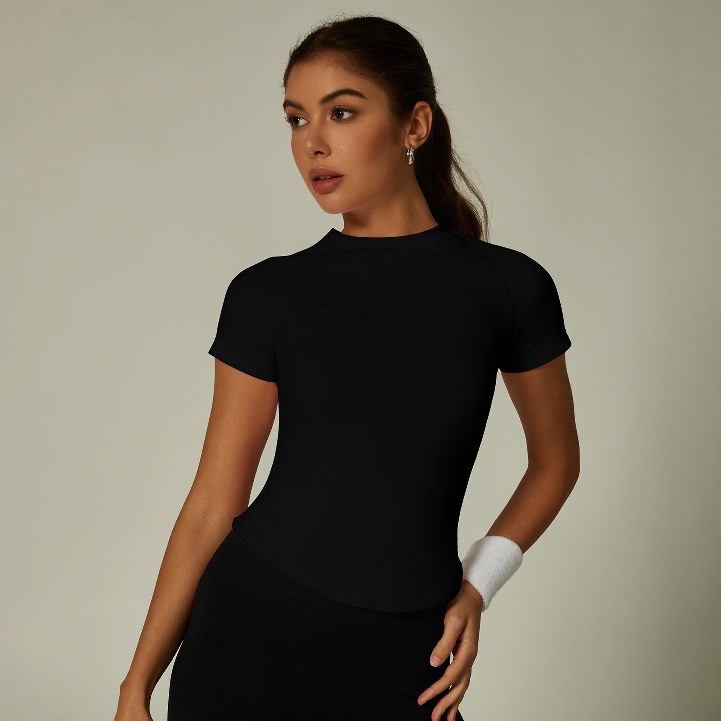Seamless Form Fitting Athletic T Shirt