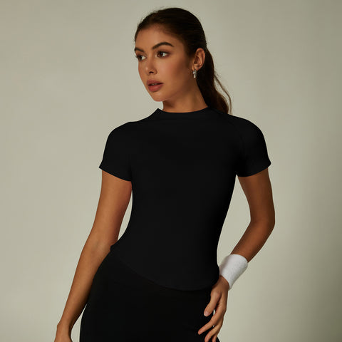 Seamless Form Fitting Athletic T Shirt
