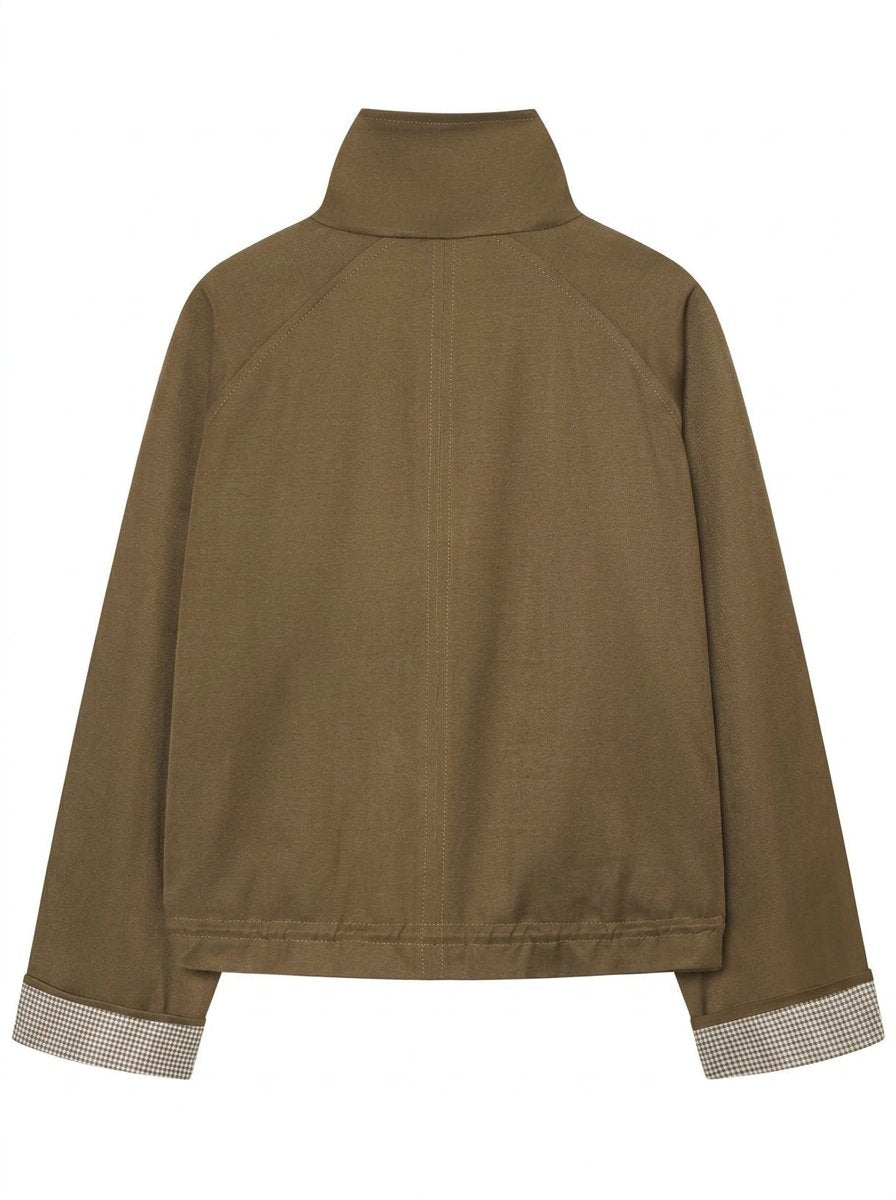 Classic Chic Collared Utility Jacket