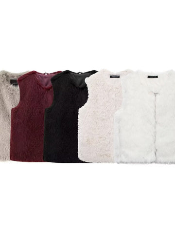 Cozy Plush Faux Fur Vest