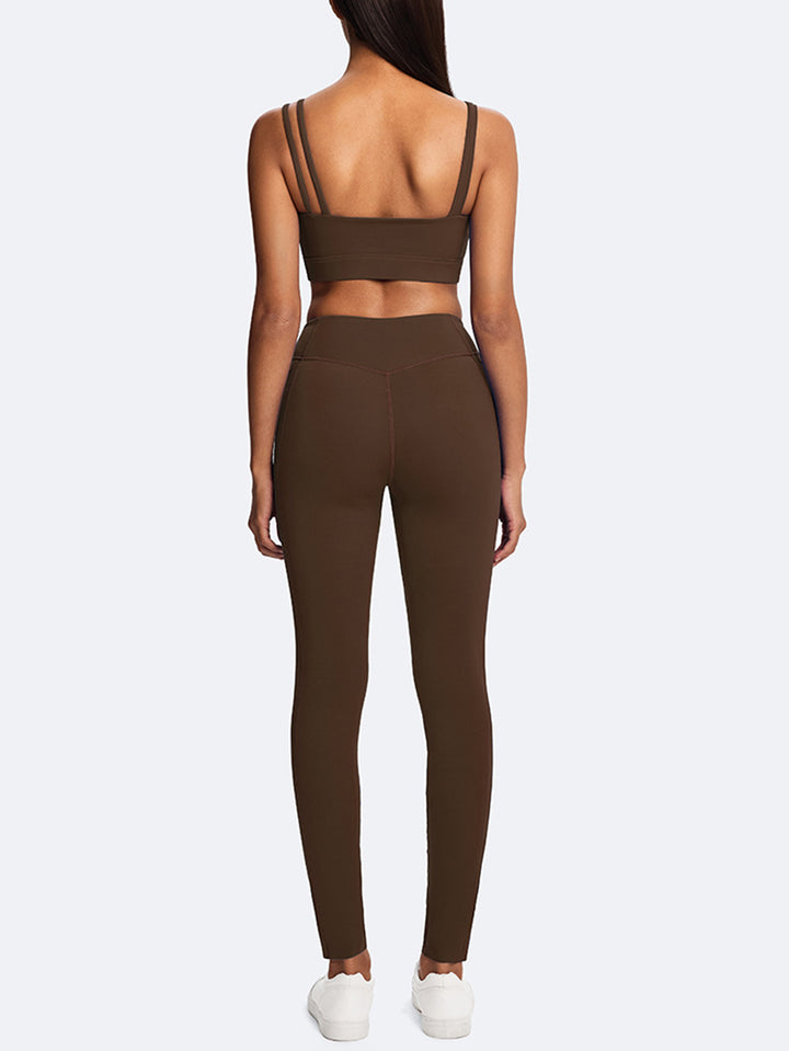 Asymmetric Strappy Yoga Tank Top