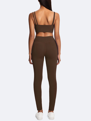 Asymmetric Strappy Yoga Tank Top