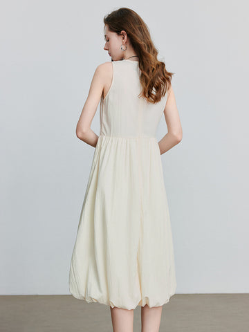 Flowy Light Casual Midi Dress