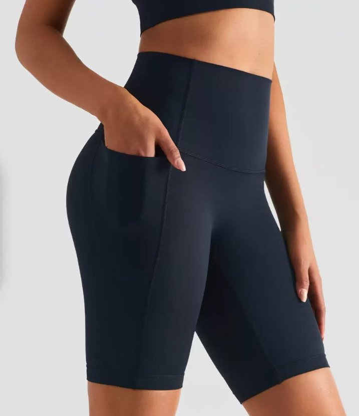 High Waisted Pocket Yoga Shorts