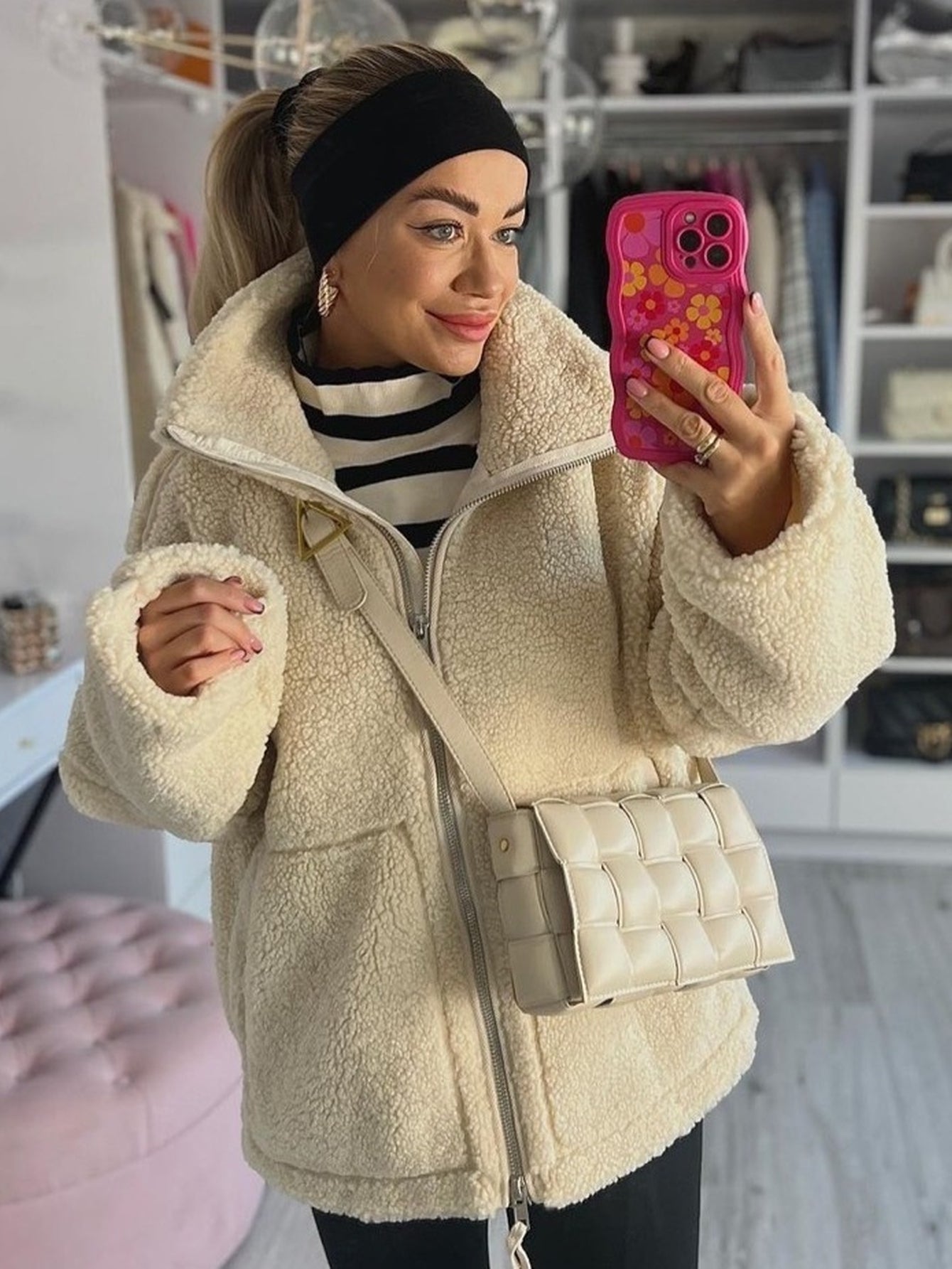 Cozy Fleece Zip Up Jacket