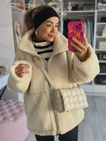 Cozy Fleece Zip Up Jacket