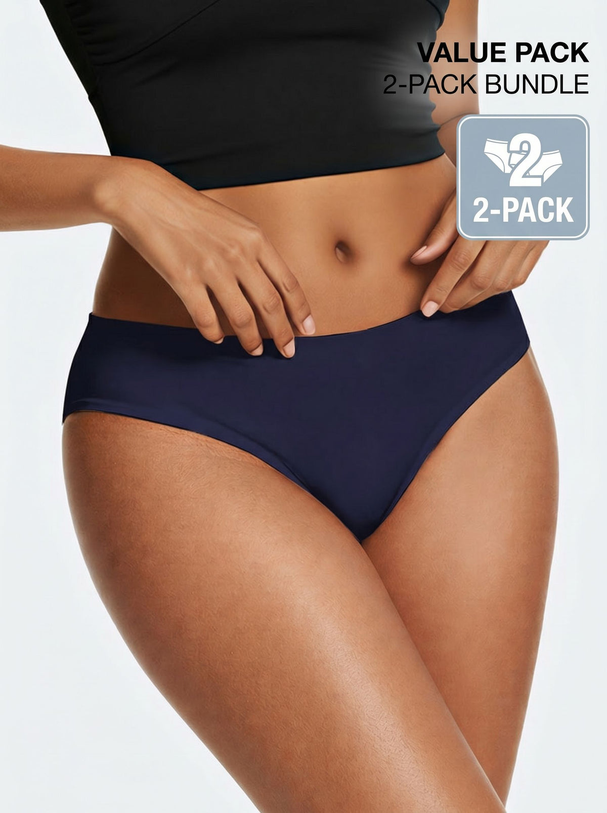 Seamless Comfortable 2 Pack Women Panties