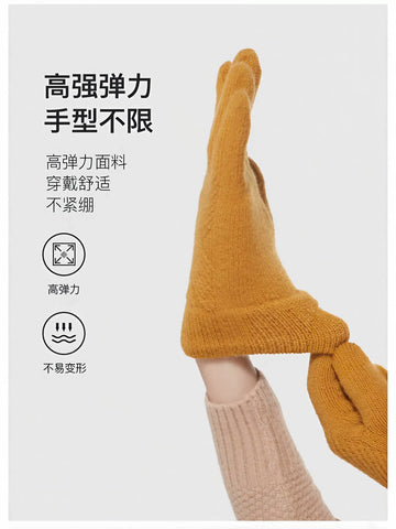 Warm Touchscreen Knit Winter Gloves