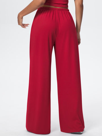 Buttery Soft Drawstring Wide Leg Pants