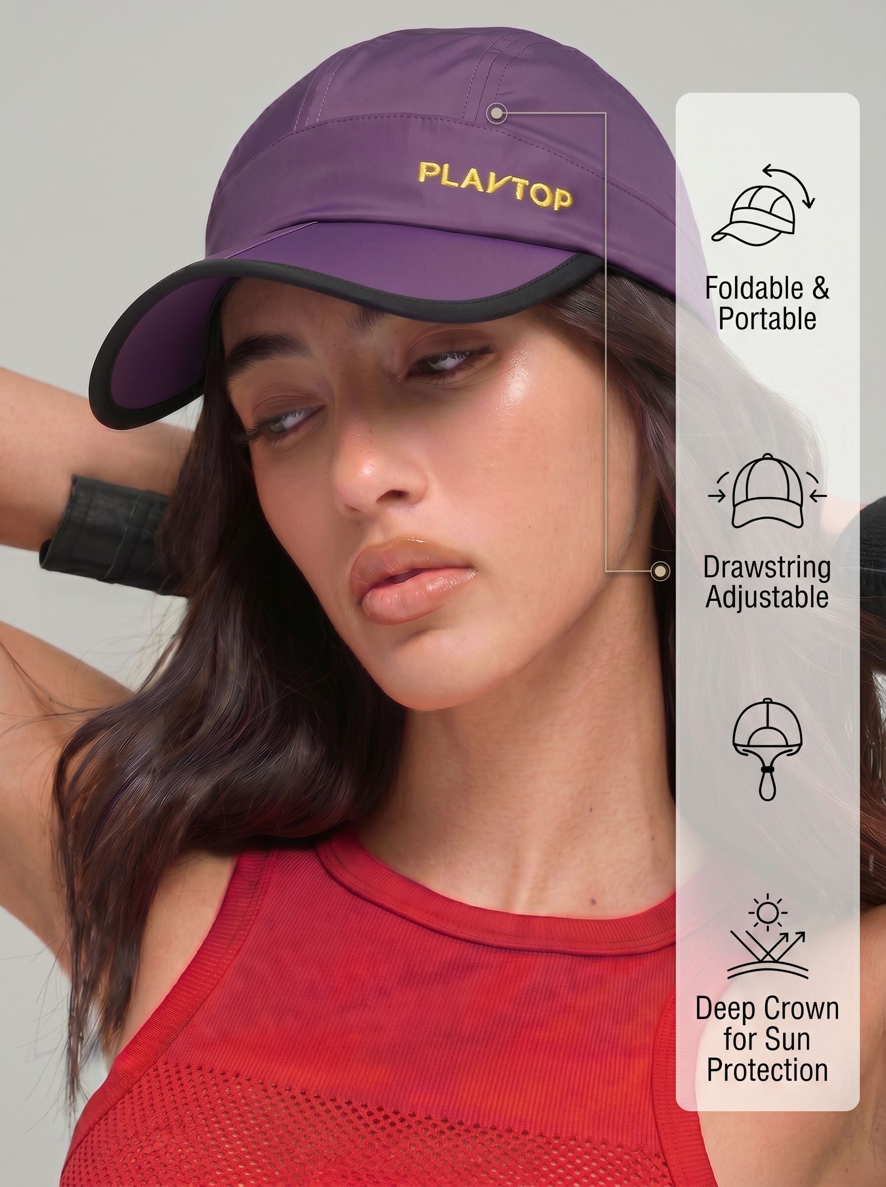 Foldable Adjustable Sun Protection Cap