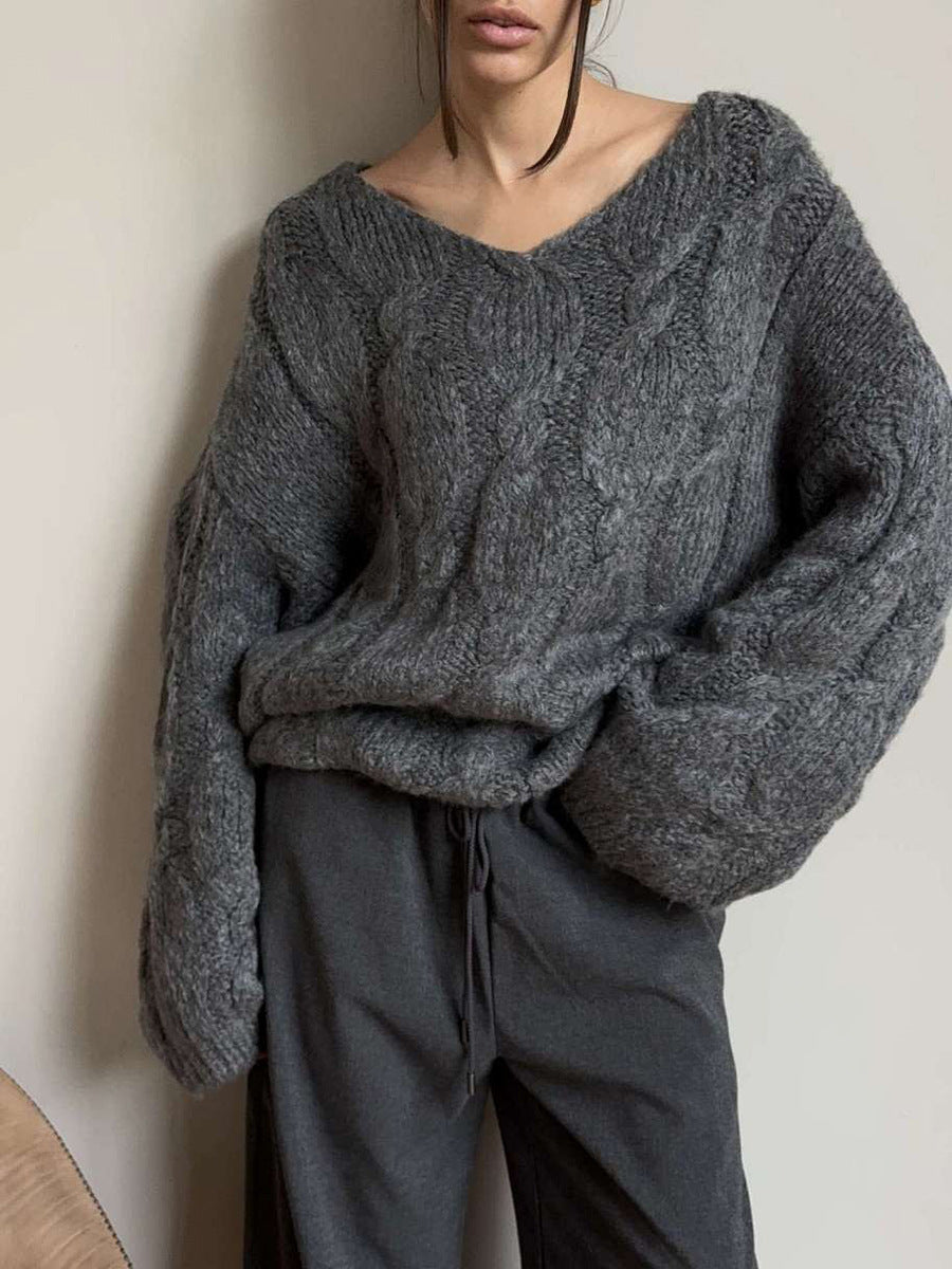 Chunky Oversized Cable Knit Sweater