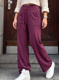 Comfy High Waisted Fleece Lounge Pants