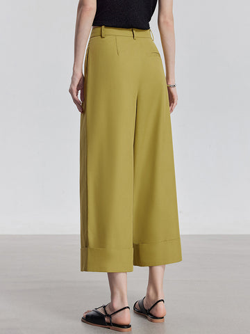 High Waisted Wide Leg Minimalist Pants