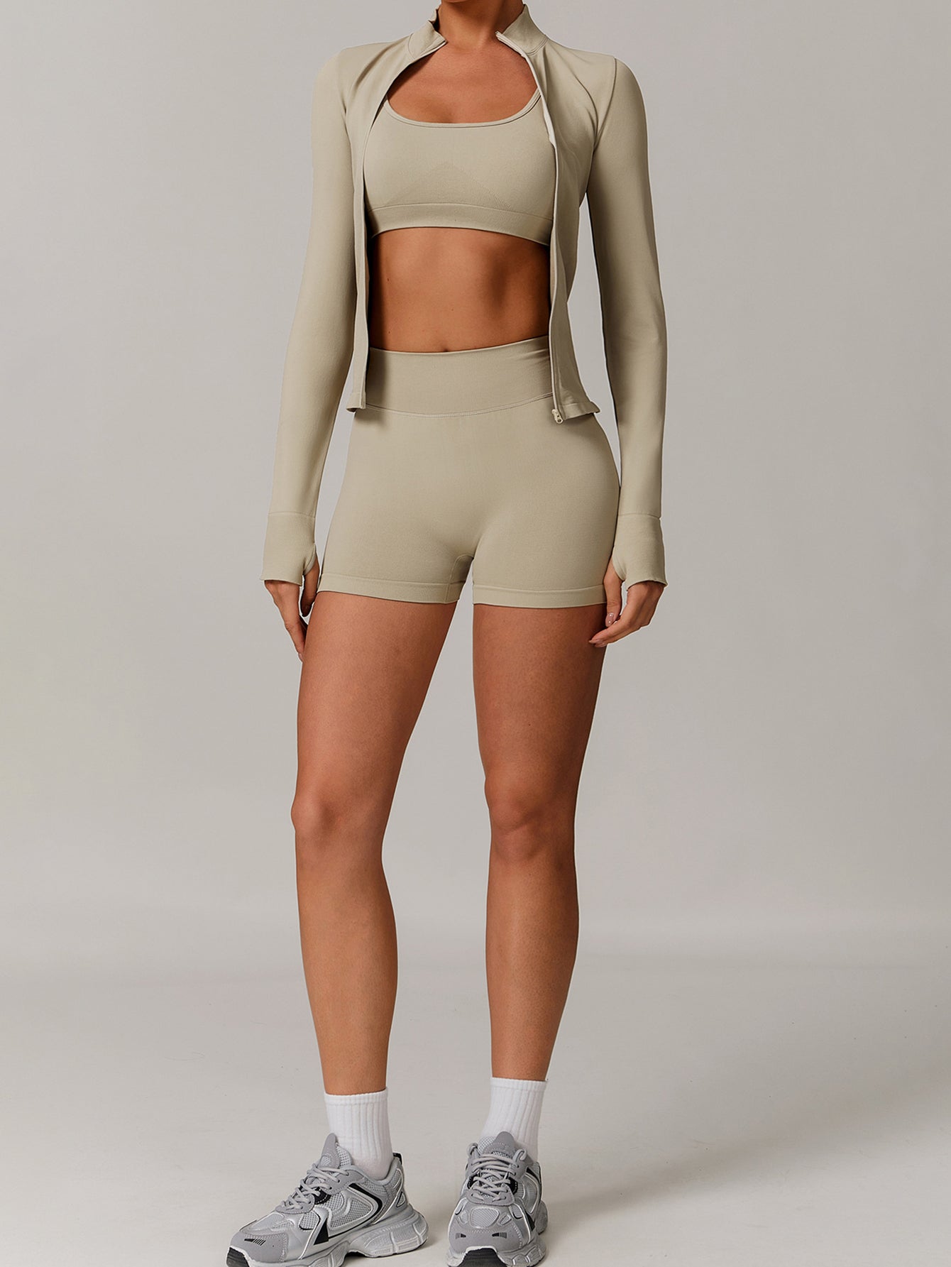 Contrast Waistband High Waisted Leggings