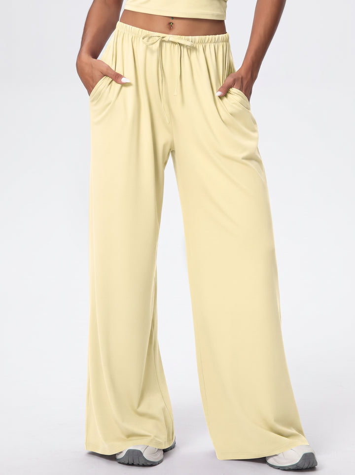 Buttery Soft Drawstring Wide Leg Pants