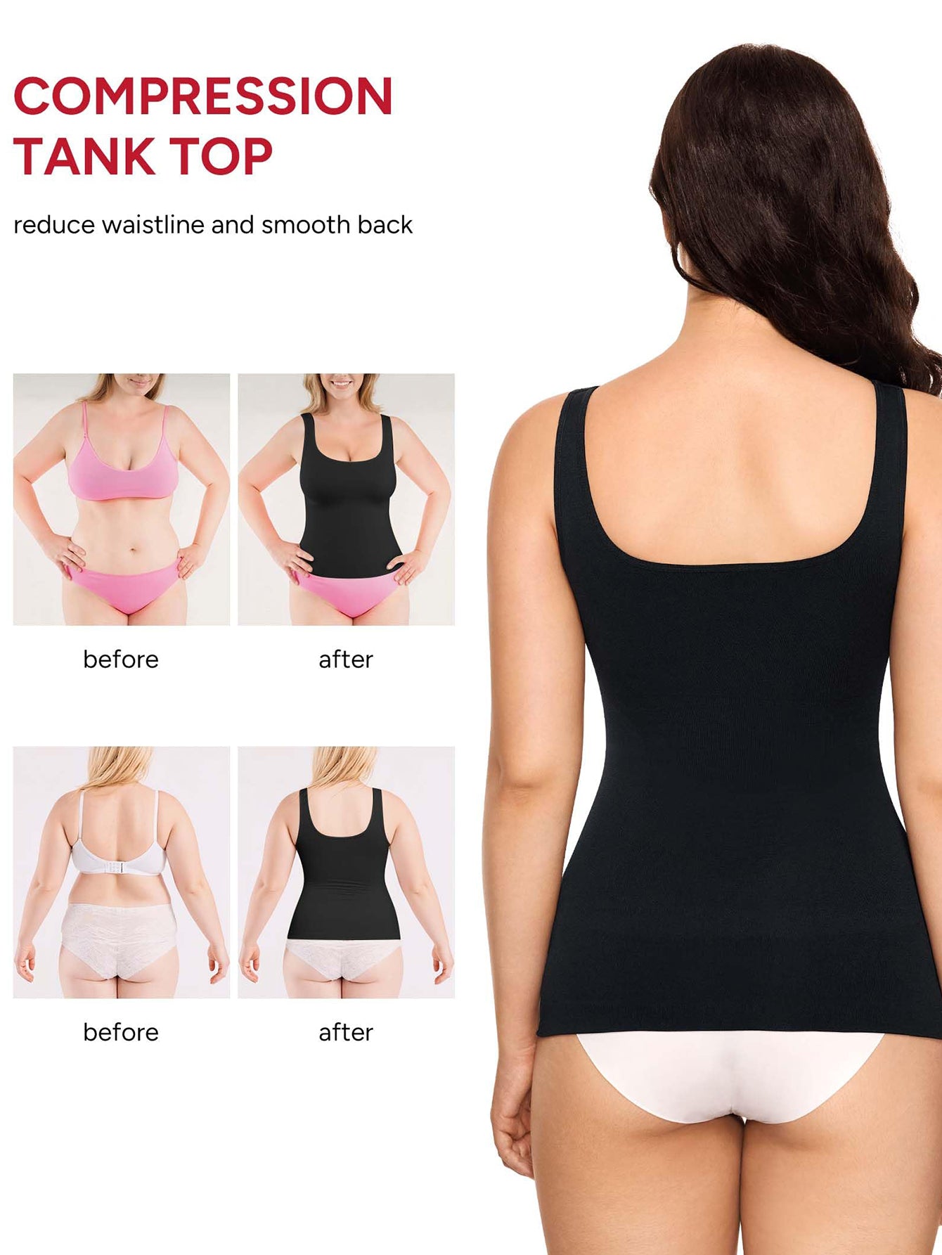 Seamless Tummy Control Shaping Tank
