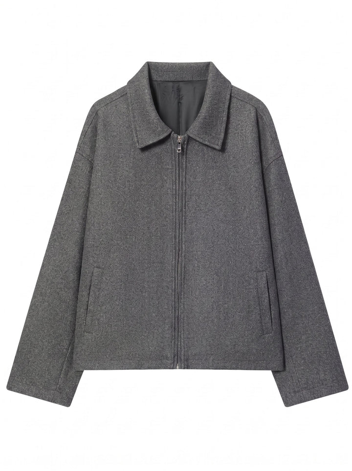 Cozy Oversized Zip Up Jacket