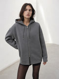 Oversized Cozy Full Zip Hoodie