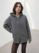Oversized Cozy Full Zip Hoodie