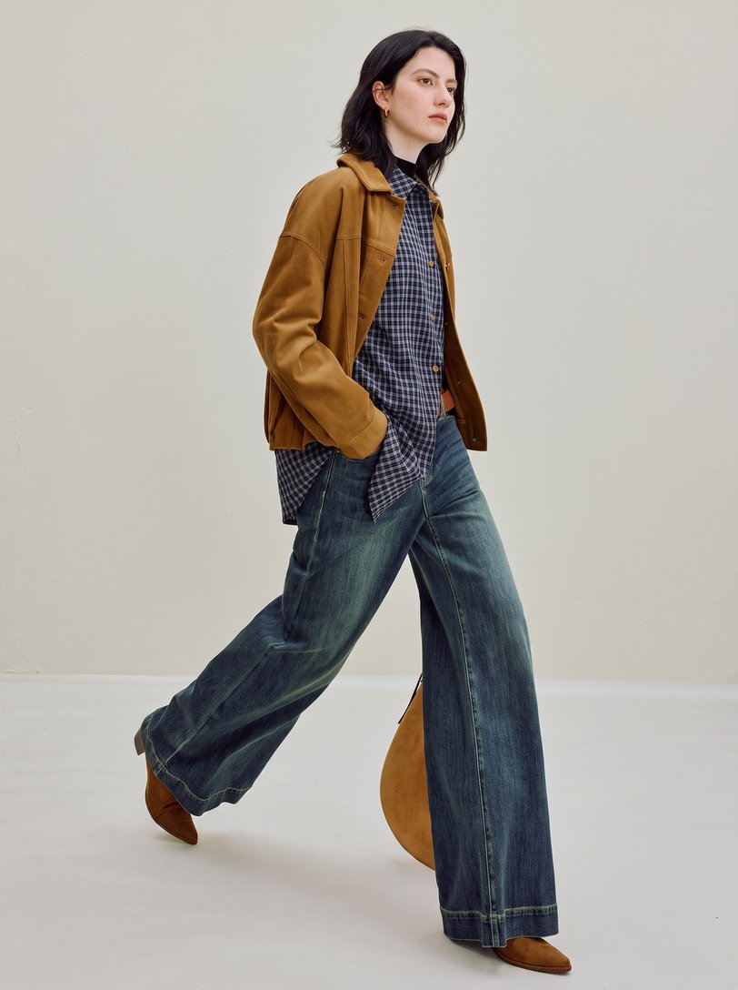 Organic Cotton Corduroy Button Jacket