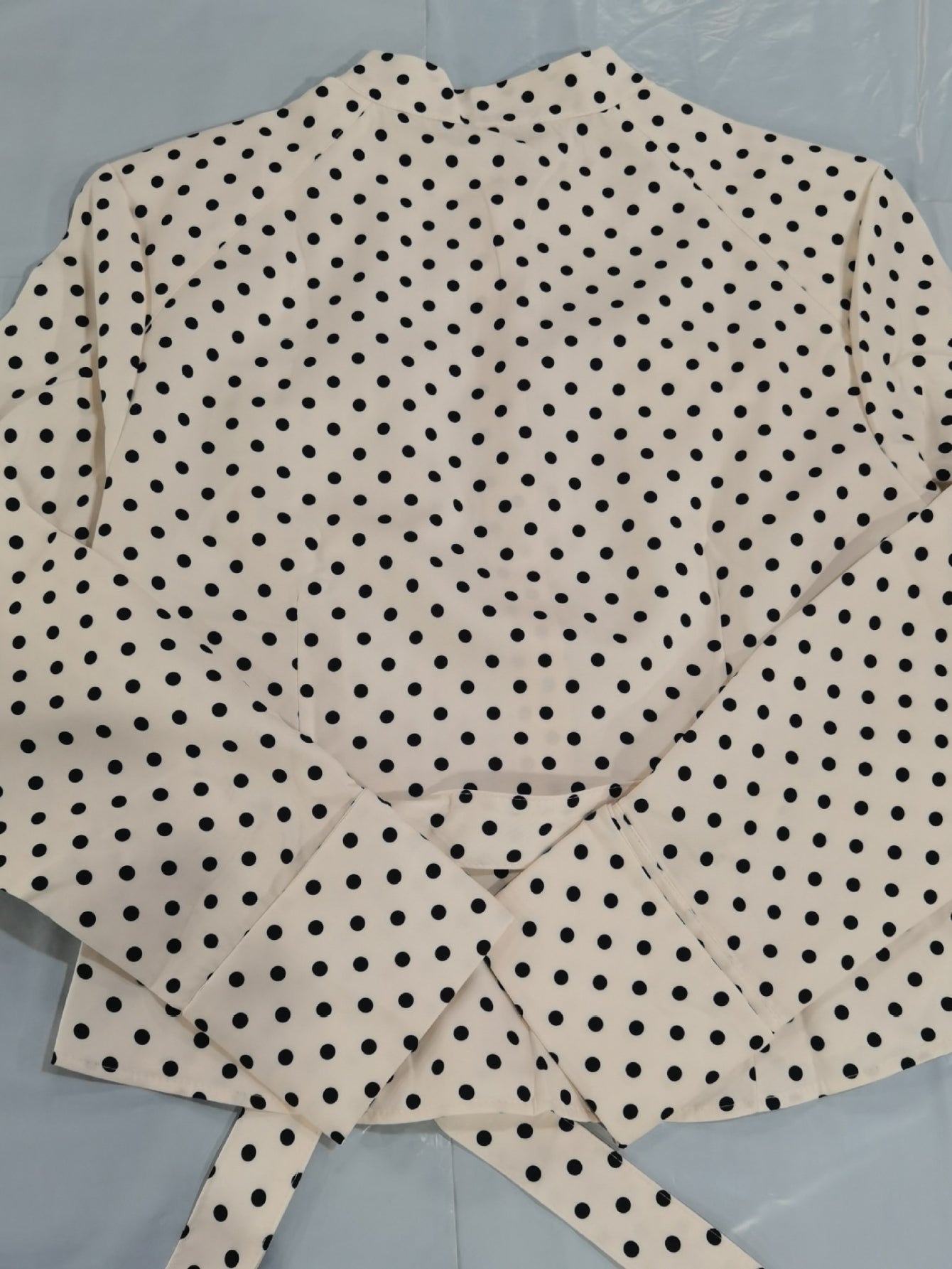 Polka Dot Belted Pants Set