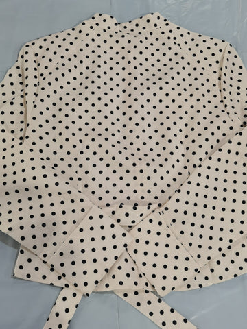 Polka Dot Belted Pants Set
