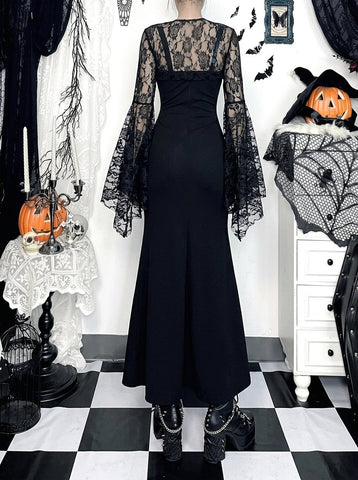 Gothic Lace Bell Sleeve Shrug