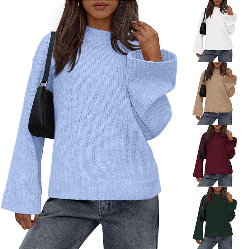 Cozy Bell Sleeve Knit Sweater