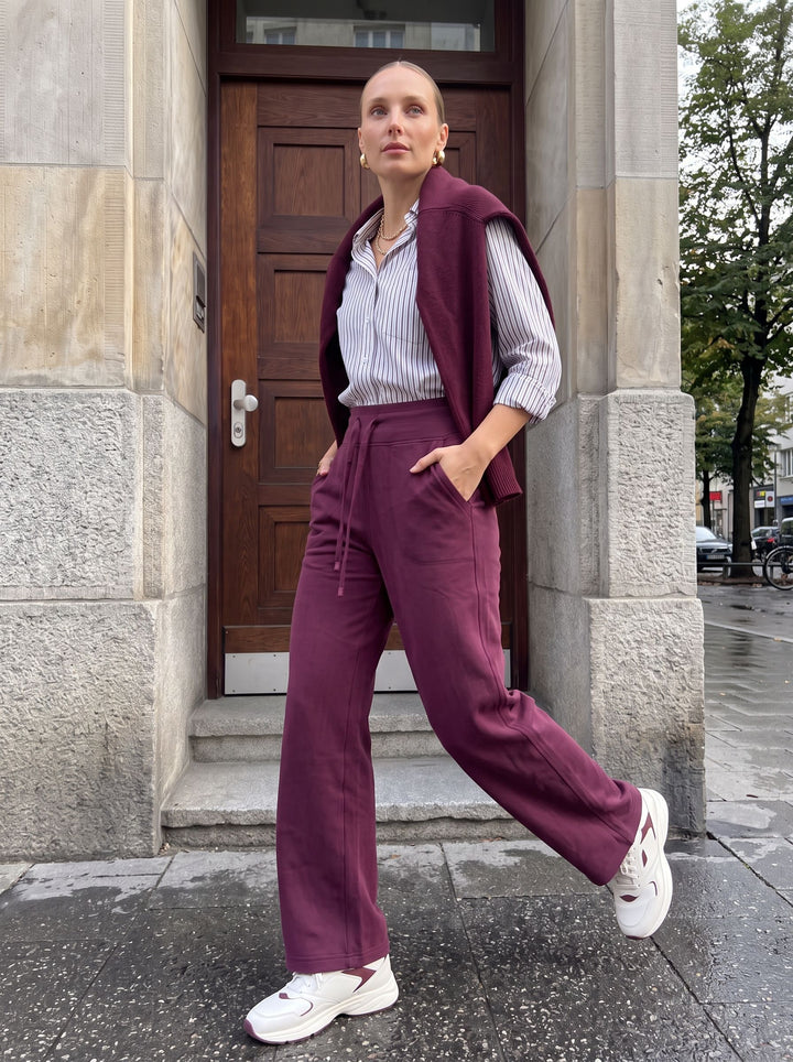 Comfy High Waisted Fleece Lounge Pants