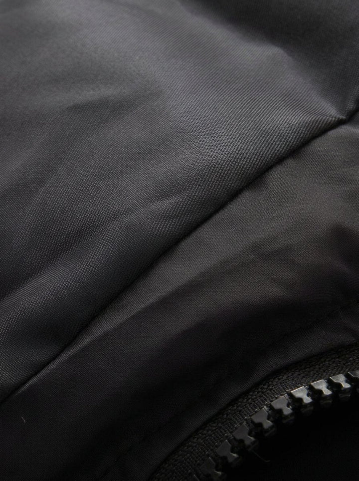 Cropped Stand Collar Puffer Jacket
