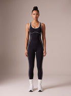 Seamless Sculpting Racerback Yoga Jumpsuit