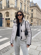 Cropped Sporty Puffer Jacket