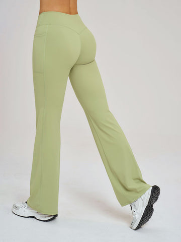 High Waisted Flare Leg Yoga Pants